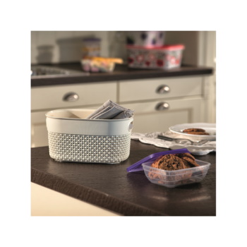 KIS korpa za veš Filo Basket 3,5l Romantic ivory-1